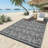 Area Rugs Waterproof Reversible Outdoor Rug UV & Mark Resistant Patio Carpet for RV, Camping, Picnic, Deck, Backyard-125284854-125284859