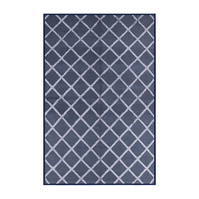 Tapis oriental bleu marine Luken