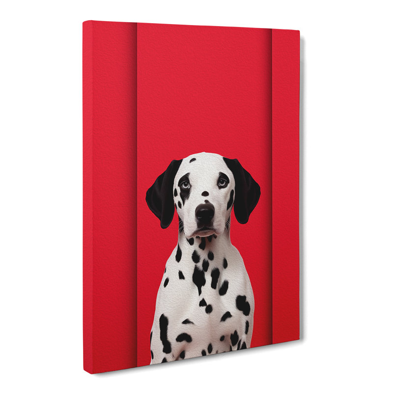 Dalmation Minimalism - Wrapped Canvas, 76cm H x 50cm W x 3cm D
