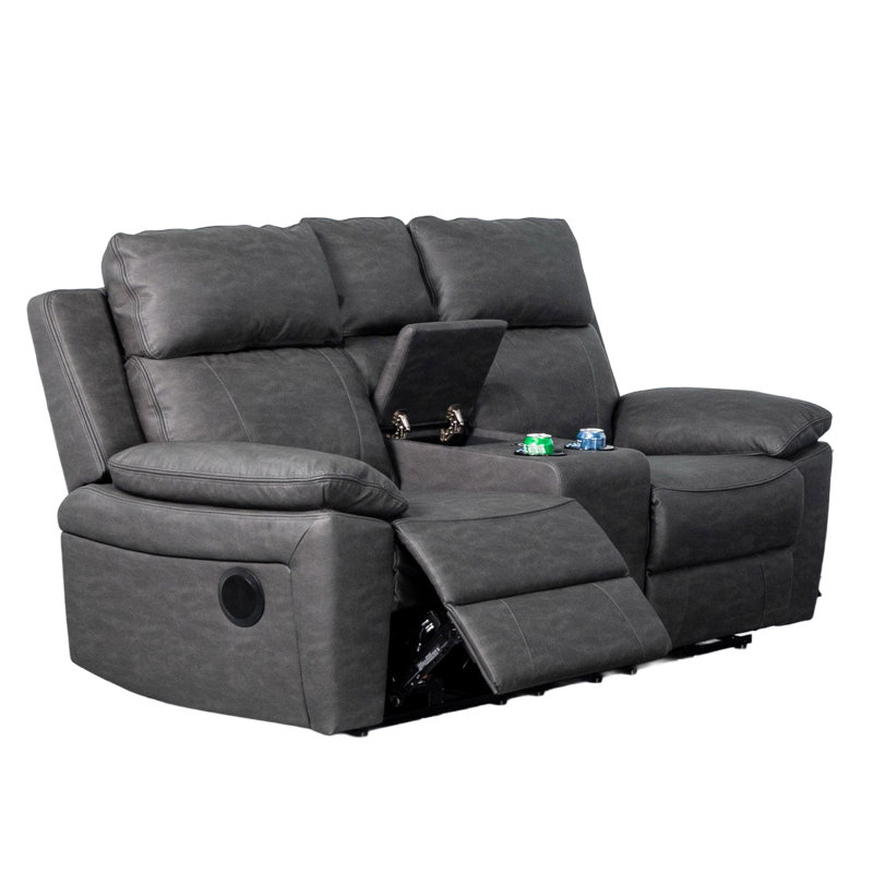 Chaqueta 2 Seater Electric Reclining Loveseat, Grey