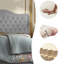 Betancur Upholstered Unfinished Slat Bed with Adjustable Headboar, Button Tufted Platform Bed-419402537-419402516