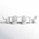 Farrah 118.1'' Rectangular 6 - Person Outdoor Dining Set