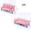 Canapé-lit convertible l 67 po - Similicuir rose - Porte-gobelet intégré - Multifonctionnel-1670093236