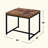 Rectangular Wooden Top End Table