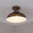 Mercado Steel Semi Flush Mount-431971656