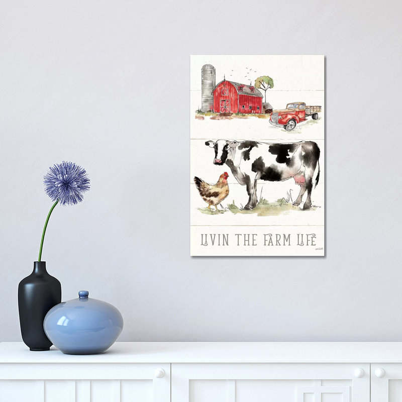 Country Life III 1 Piece Wrapped Canvas Painting, 45.72cm H x 30.48cm W x 1.91cm D