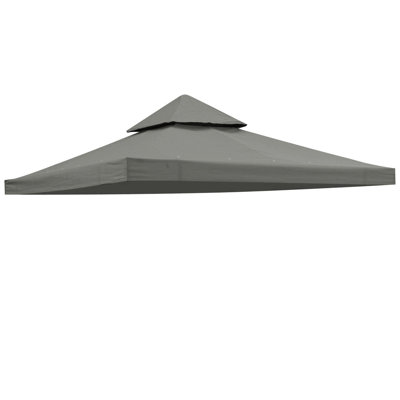 Yescom Canopy Top Replacement UV30+ Top Cover for 2-Tier 8x8 Ft Gazebo Garden