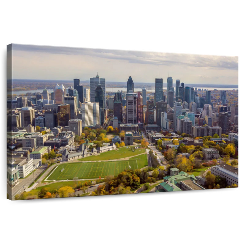 Sebbie, horizon de Montréal, H 34 po x l 51 po