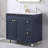 36" Modern Blue Free-standing Single Bathroom Vanity Set