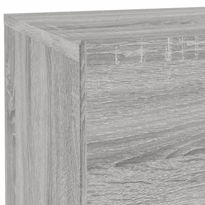 Brigett 36cm W Bedside Table, Grey Sonoma