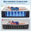 Grand matelas gonflable pour camping avec pompe intégrée, installation rapide en 3 minutes-101348246-101348244
