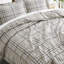 Ensemble d'édredon surdimensionné en duvet à motif écossais de la collection Vilano par Southshore Fine Linens-498265073-498874562