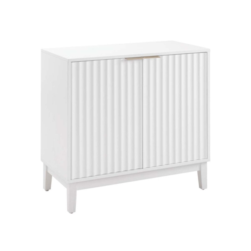 2 Door Storage Cabinet, White