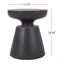 Outdoor Lightweight Concrete Side Table
