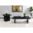 Shedd Rectangular Engineered Laminate Coffee Table Black