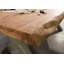 Solid Wood Top Metal Base Dining Table-64125995-64125996-64126002