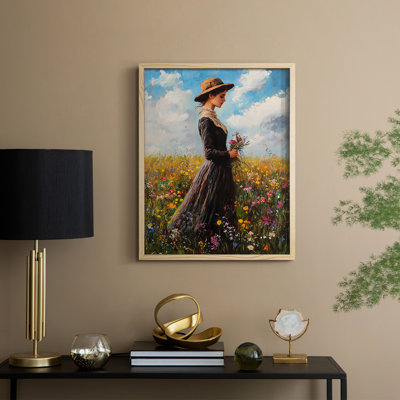 WOMEN Series CCXLIX Framed Print - Solid Wood