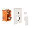 Robinet inverseur de douche à 3 voies - Laiton massif, Balance, Prises, 1/2, Finition nickel brossé, Prises d'équilibre, Sortie,