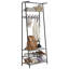 Rangement pour chaussures d'entrée avec portemanteau-177591617