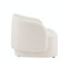 Fauteuil d'appoint incurvé crème-1126345934