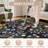 Scalloped Non-Slip Area Rug – Machine Washable