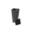 Jardinière en pot composite carrée Cara avec tablette végétale-31645029