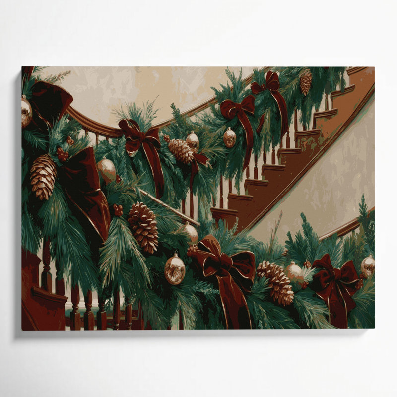 Art mural sur toile brune, H 11 po x l 14 po