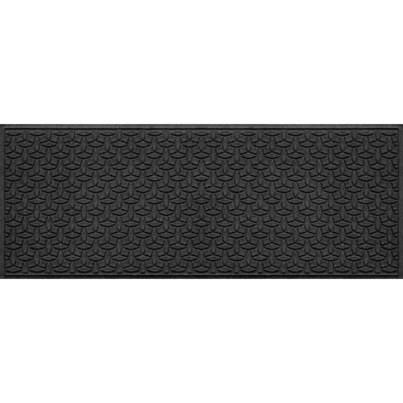 Paillasson intérieur / extérieur WaterHog® Elipse 35 po x 84 po, Gris anthracite, L 3 pi x L 7 pi