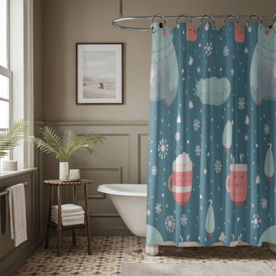 Rideau de douche Chibi Seal Cozy - Premium