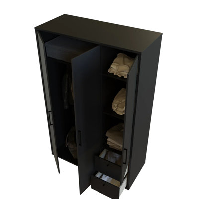 Rashondra Manufactured Wood Wardrobe