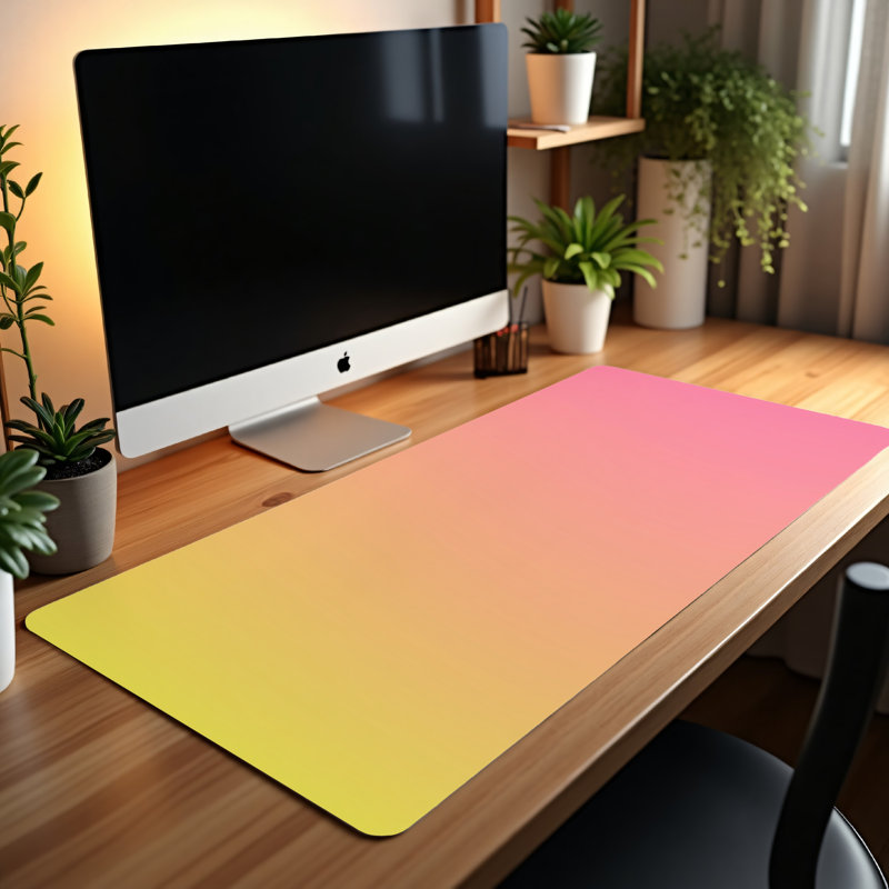 Polyester Desk Pad, 14.4x12.1