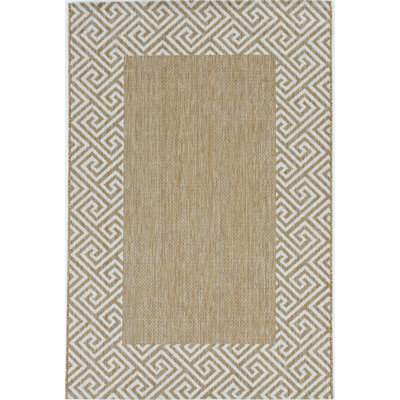 3' X 4' Natural Polypropylene Area Rug