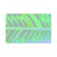 Tropical Leaf Vegan Leather Rectangle Pebble Placemat-1796008008