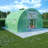 Greenhouse Green Polyethylene Mesh Fabric with Galvanized Steel Frame Medium Outdoor Plant House-123384057-123384061