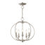 Lustre en forme de globe à 5 lumières de style bougie Remer-710996460