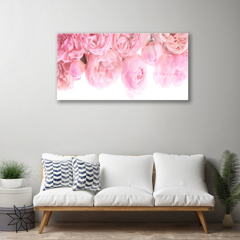 Roses - No Frame Print on Glass