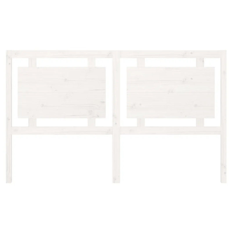 Schiavo Solid Wood Headboard, Kingsize (5'), White