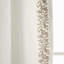 Panneau de rideau simple semi-diaphane avec bordure en lin luxueuse et luxueuse Lush Decor-537595007
