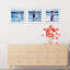 Ensemble de cadres muraux Gallery 12 x 12 pour cadres photo 8 x 8 avec passe-partout ivoire-71040500