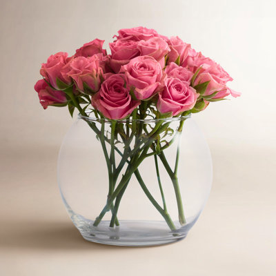 Chesterbrook 3.88'' Glass Table Vase