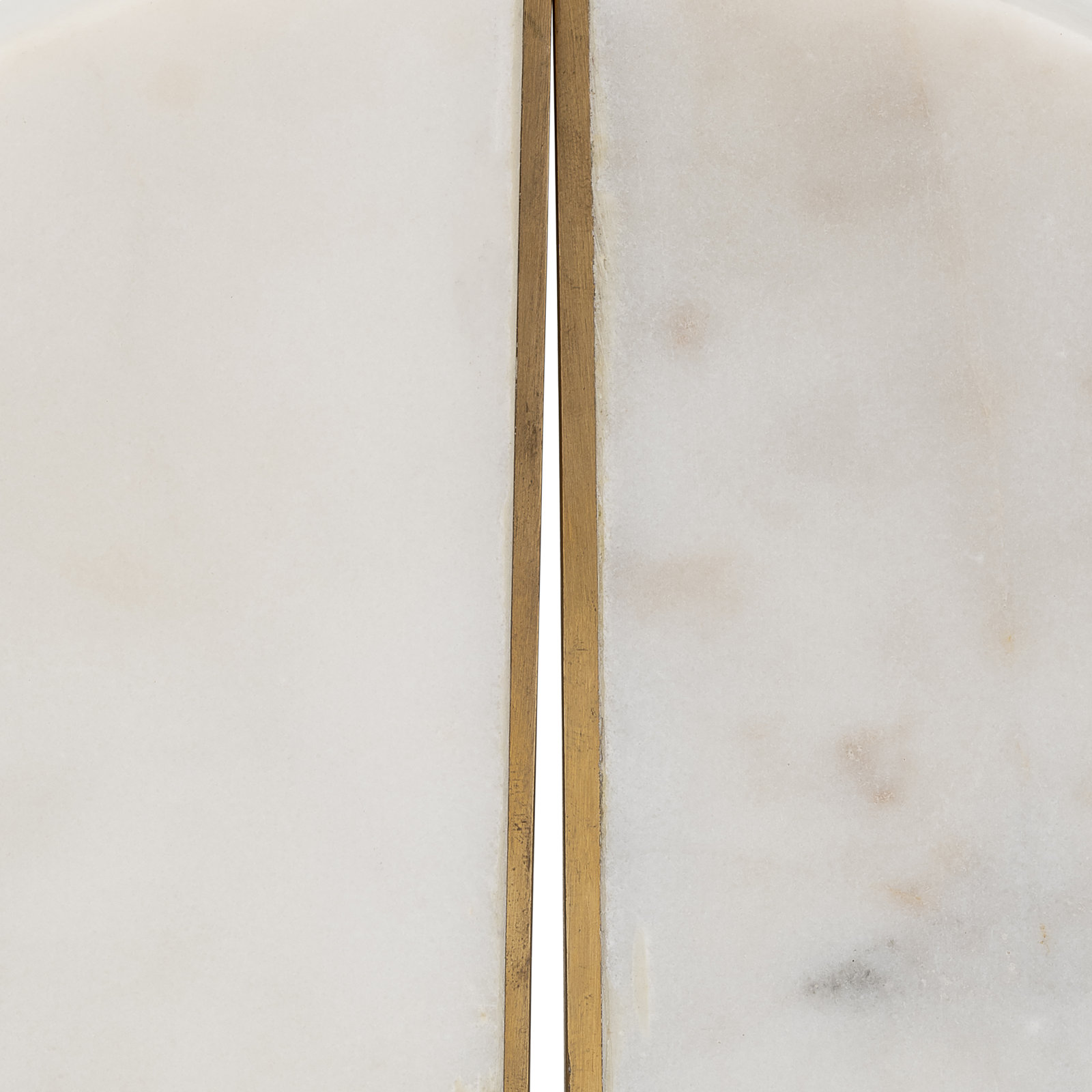 Nata White Marble Bookends