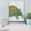  «Turtle Friends 1» par Chariklia Zarris, art mural sur toile, 12 po x 16 po-2020267286