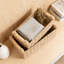 Ensemble de paniers de rangement en corde de coton avec poignées en bois Boho-837075405