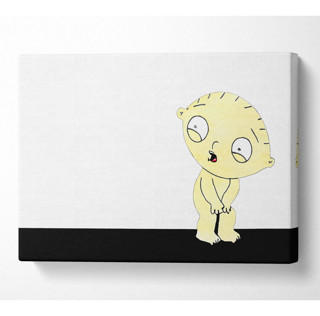 Family Guy Stewie Naked - Leinwanddrucke auf Leinwand