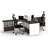 Lakshan Rectangle 2 Person Benching Workstation
