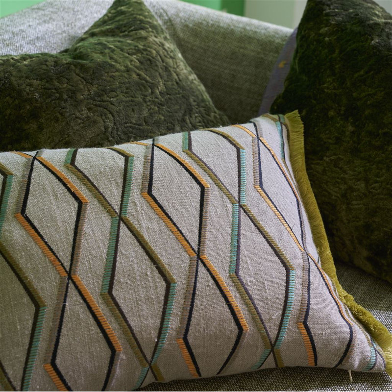 Trevenna Decorative Pillow, Beige/Yellow