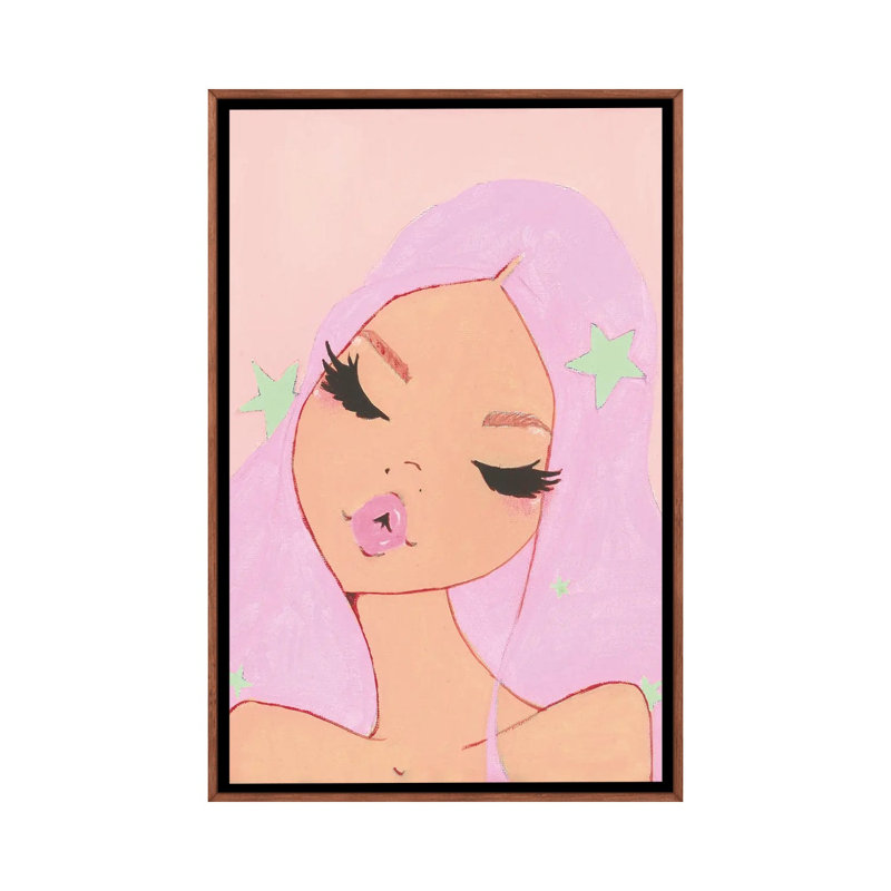 Stargirl 1 Piece Wall Art on Canvas, 101.6 cm H x 66.04cm W x 4.445cm D, Classic Wood