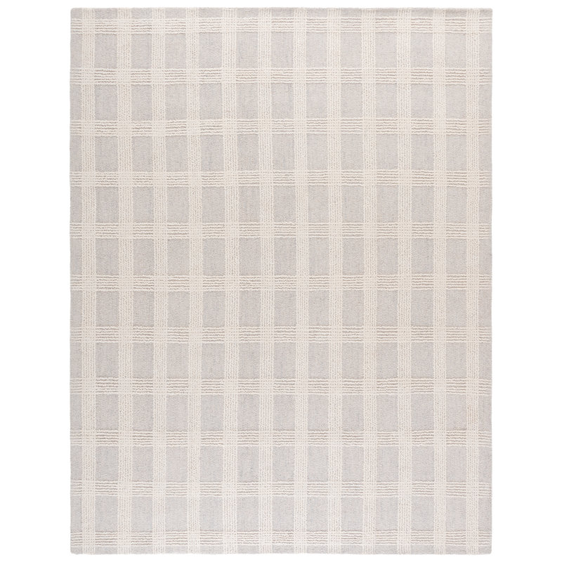 Genre 208 Hand Tufted 85% Wool; 15% Cotton Geometric Rug, Rectangle 8' x 10'