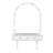 Floating Makeup Vanity Desk With Mirror & 3-Color Lights-35834646