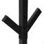 Coat Rack, Hall Tree, Free Standing, 8 Hooks, Entryway, 70"h, Bedroom, Black Metal, Contemporary, Modern